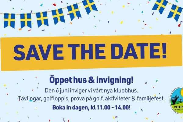Öppet hus & invigning den 6 juni