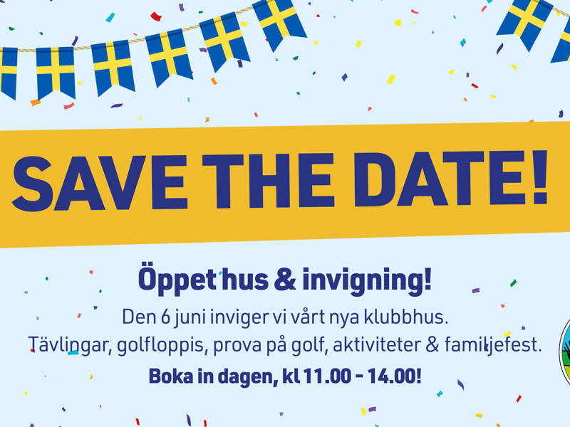 Öppet hus & invigning den 6 juni