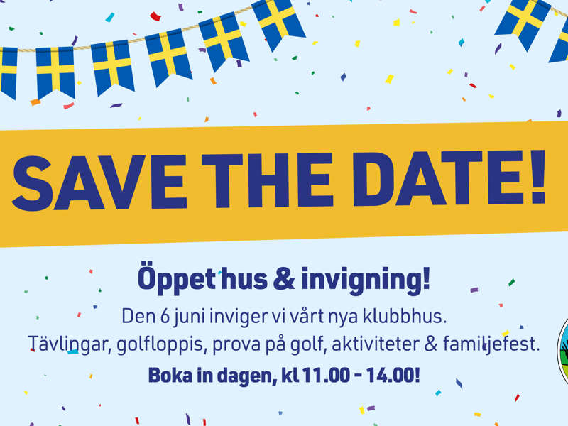 Öppet hus & invigning den 6 juni