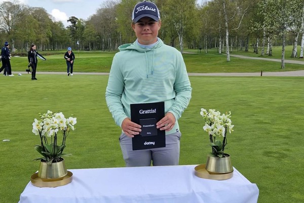 Lukas Nilsson imponerade stort på Halmstad GK – säkrade silverplatsen