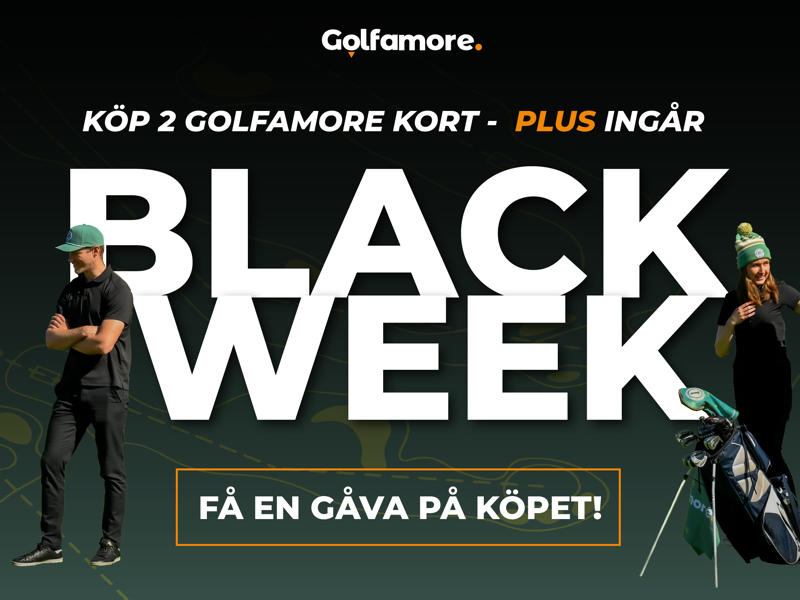 Black Week-erbjudande på Golfamore kortet 2024